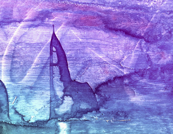 Blue Abstract series (sailing) 2/2